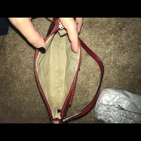 NWOT coach red wristlet - Picture 4 of 4